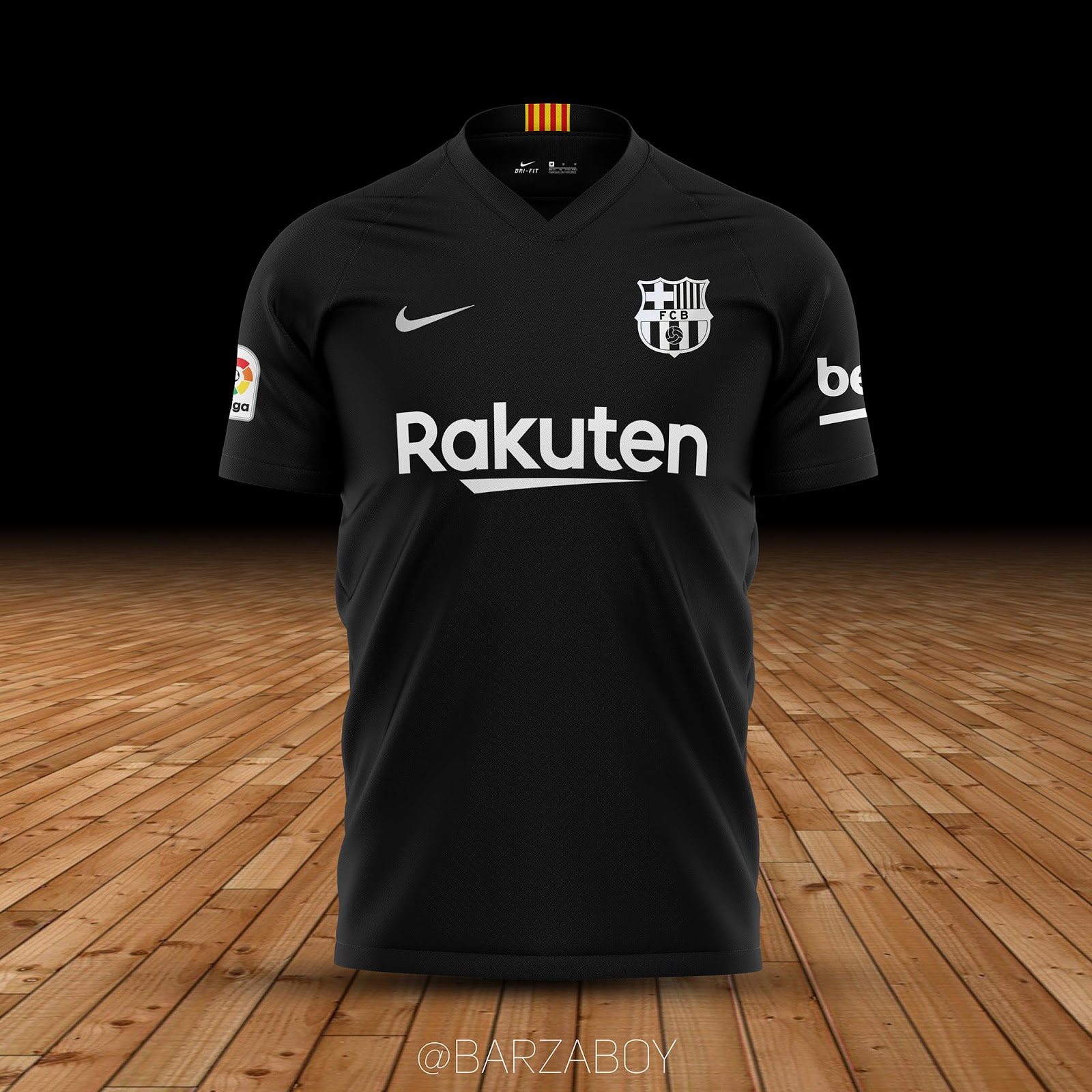 4 Black Nike FC Barcelona 20 21 Away Kit Concepts By Barzaboy